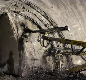 Minova Tunneling - Cavity Filling Minova Tunneling Cavity Filling